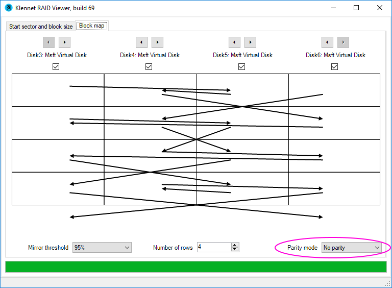 Default block map view