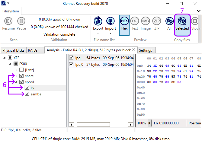 Filesystem view